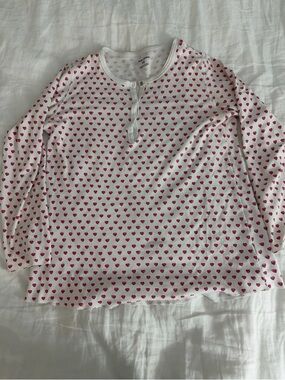 Roller Rabbit Hearts Pajama Top